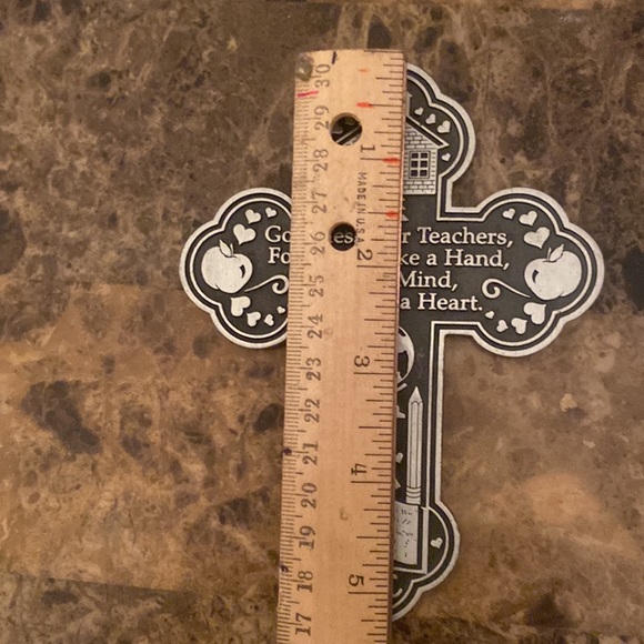 Teachers Message Wall Cross - NWOT - Picture 4 of 6